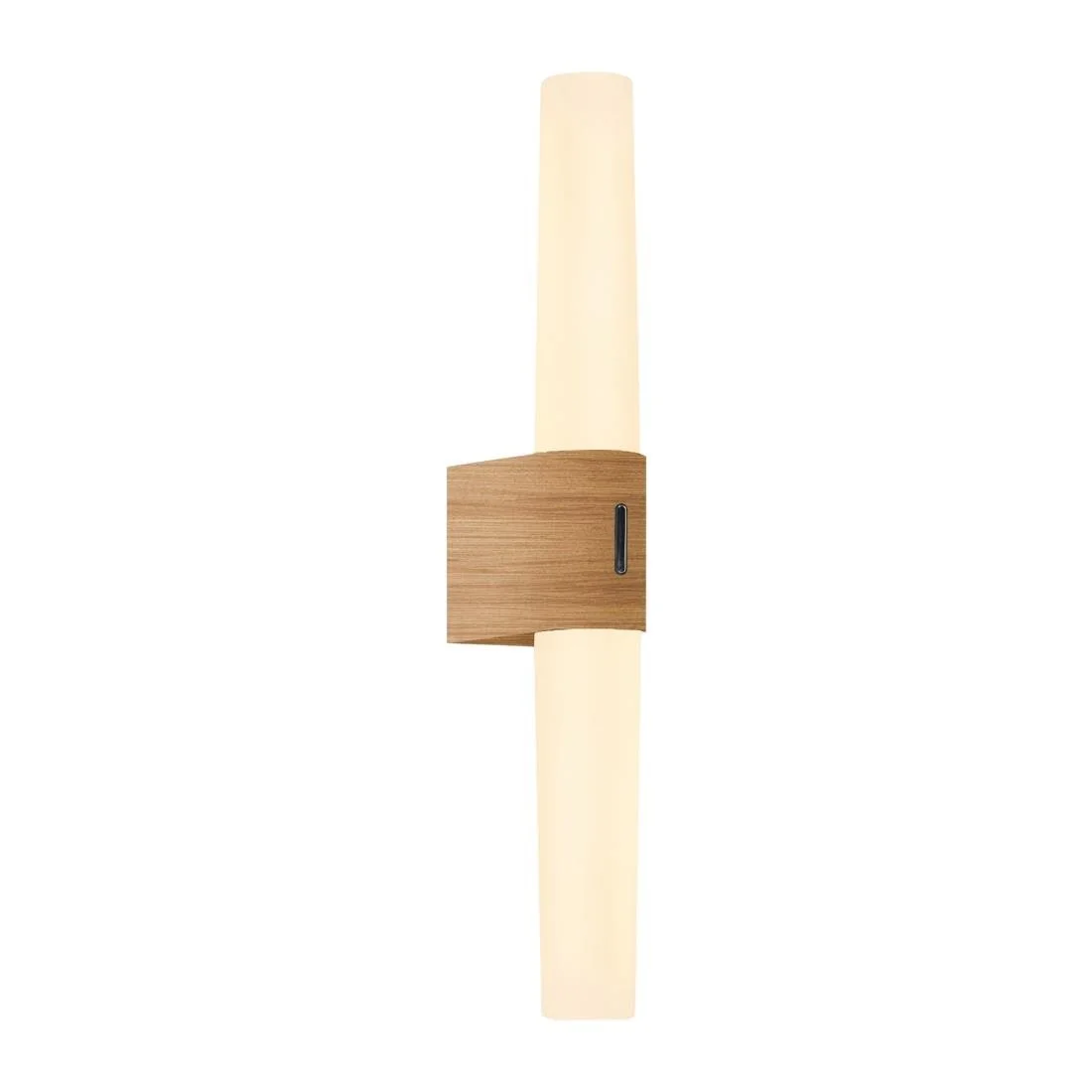 Nordlux Helva Double Basic Indoor Wall Light Wood Foil - Image 3