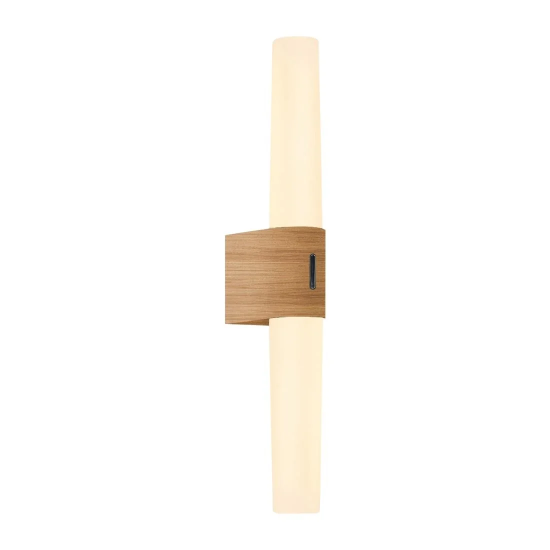 Nordlux Helva Double Basic Indoor Wall Light Wood Foil - Image 2
