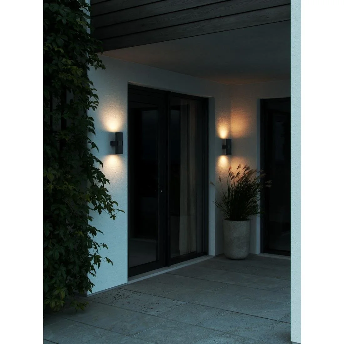 Nordlux Kyklop Ripple Outdoor Wall Light Black - Image 3