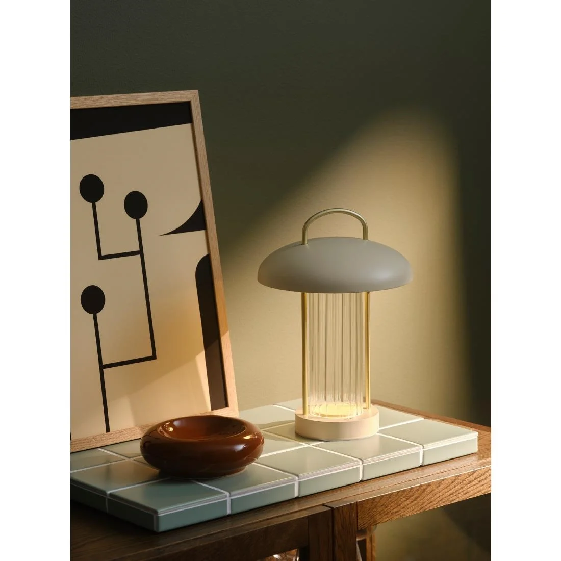Nordlux Mirano Portable Indoor Table Lamp Beige - Image 2