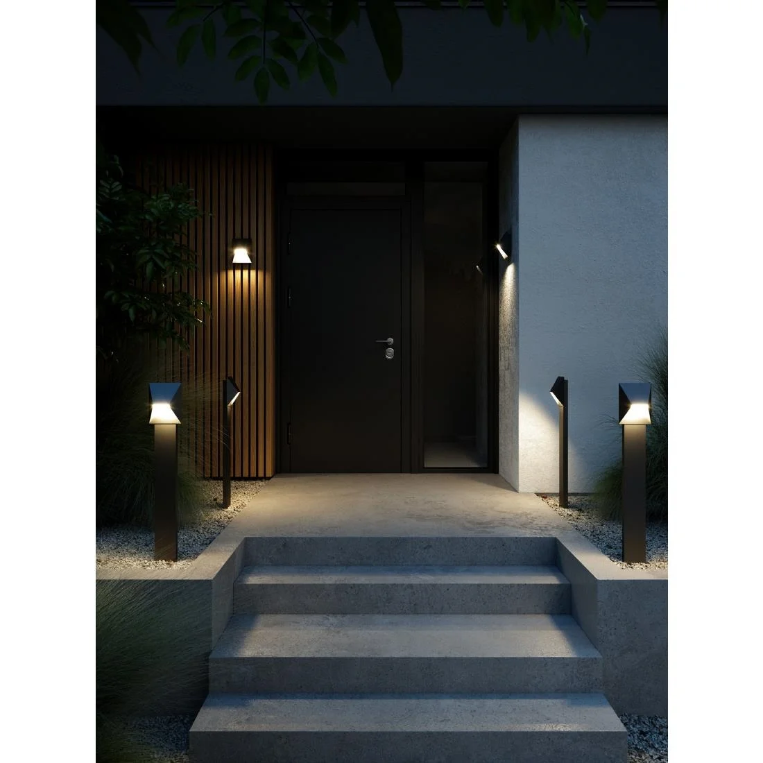 Nordlux Pontio 15 Outdoor Wall Light Black - Image 4