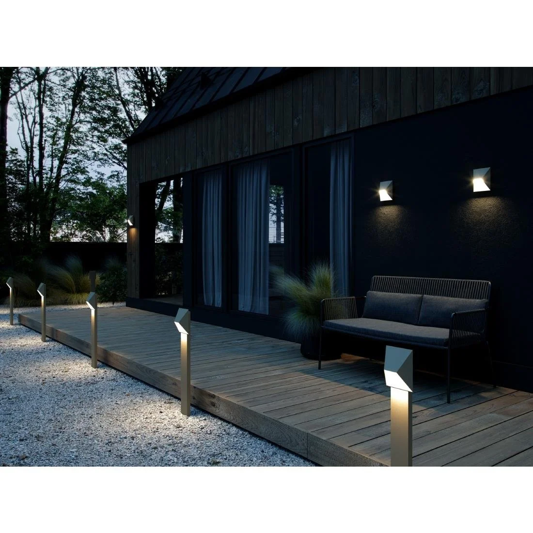 Nordlux Pontio 15 Outdoor Wall Light Sand - Image 2
