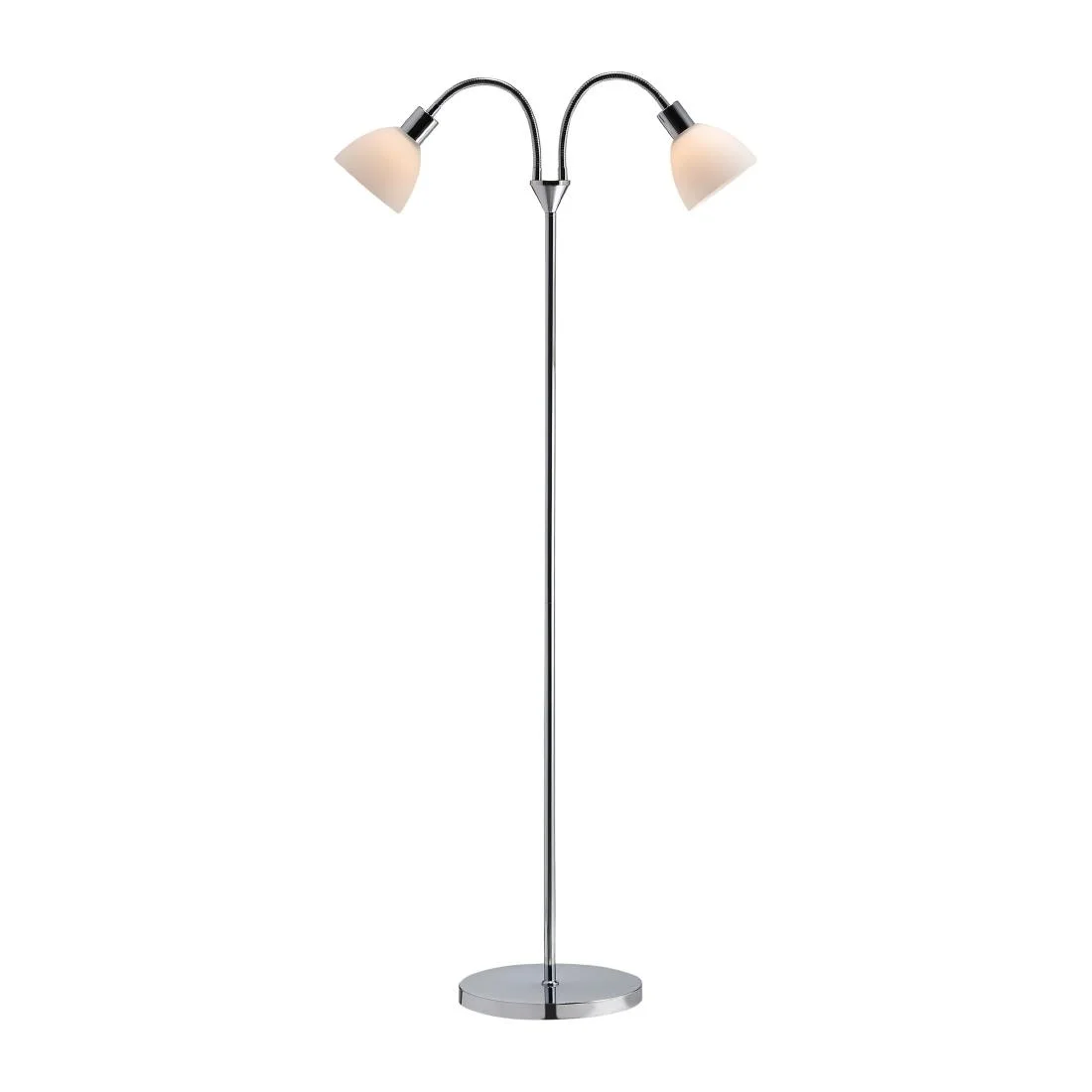 Nordlux Ray Double Floor Lamp Chrome