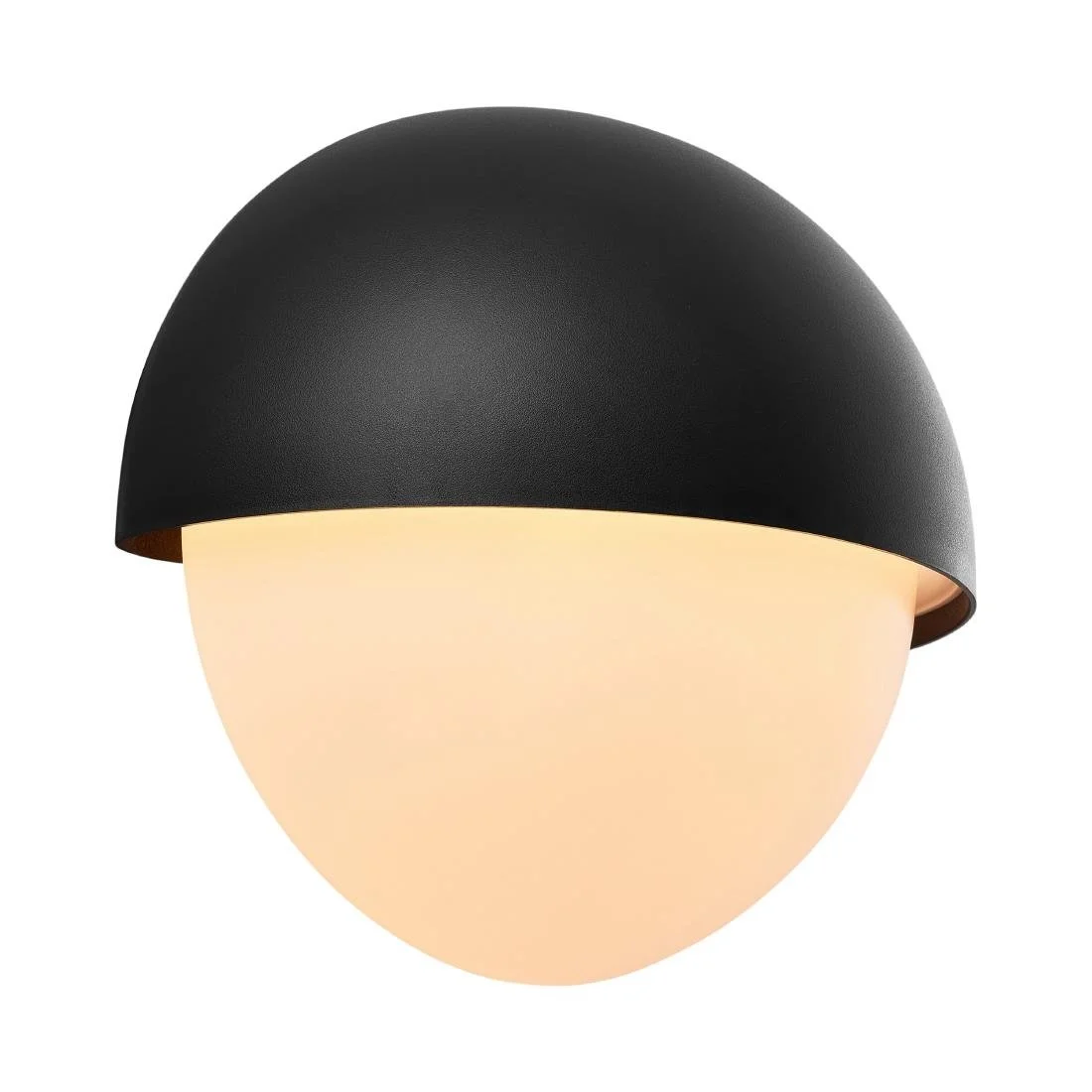 Nordlux Scorpius Round Outdoor Wall Light Black Plastic - Image 4