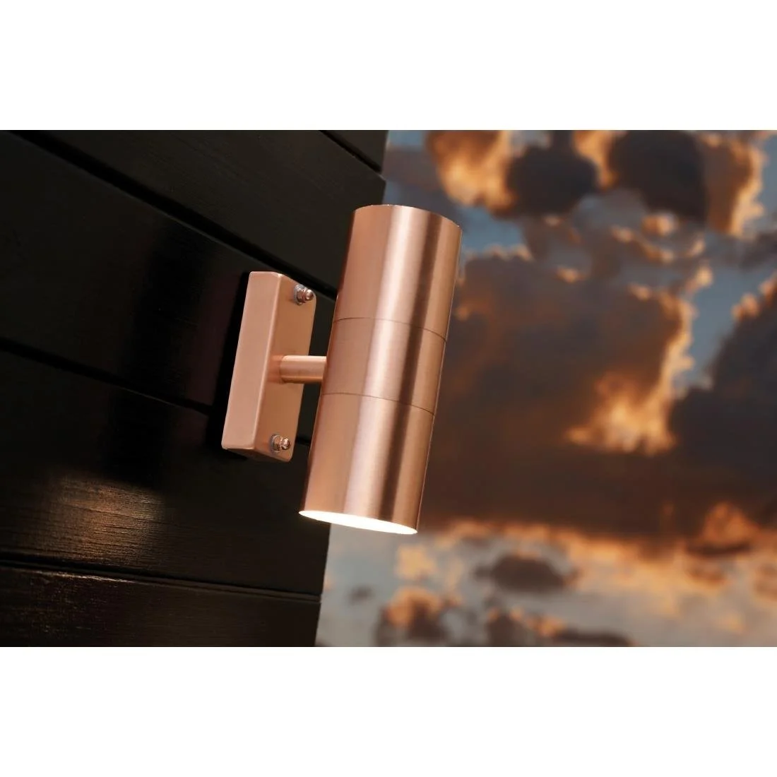 Nordlux Tin Double Outdoor Wall Light Copper - Image 2