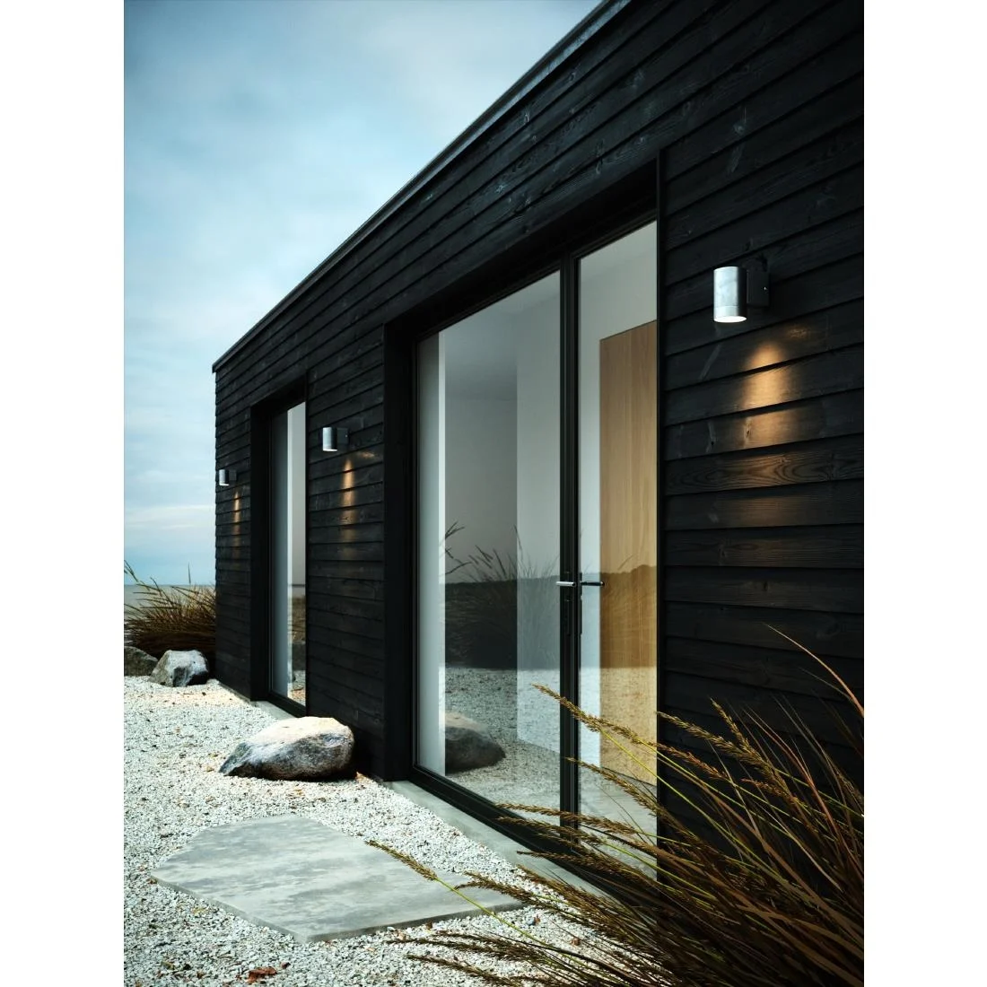 Nordlux Tin Maxi Outdoor Wall Light Galvanised - Image 5