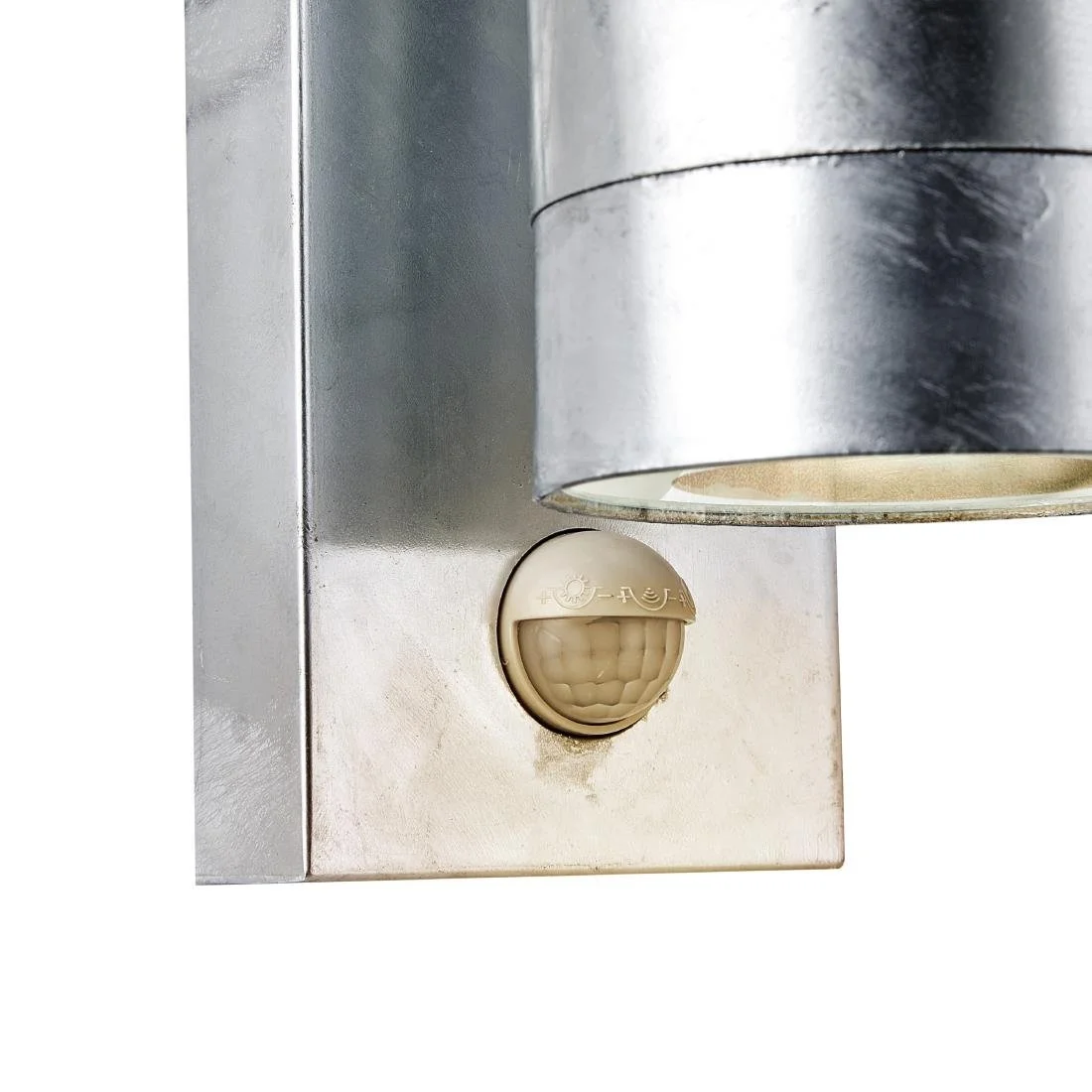 Nordlux Tin Maxi Sensor Outdoor Wall Light Galvanised - Image 6