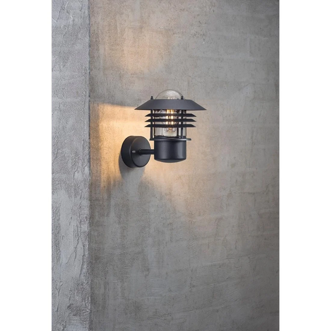 Nordlux Vejers Up Outdoor Wall Light Black - Image 2