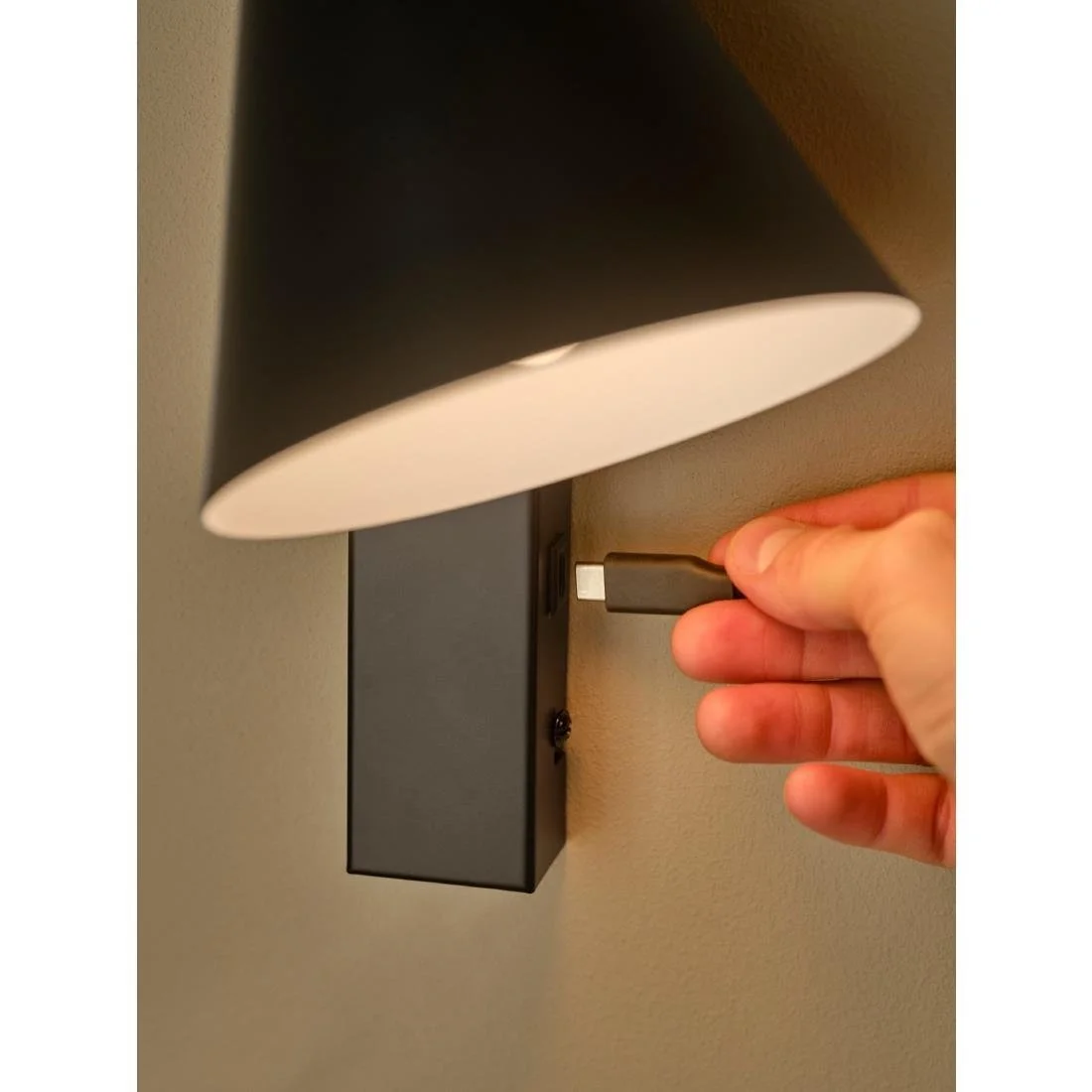 Nordlux Wilmer Indoor Wall Light Black - Image 3