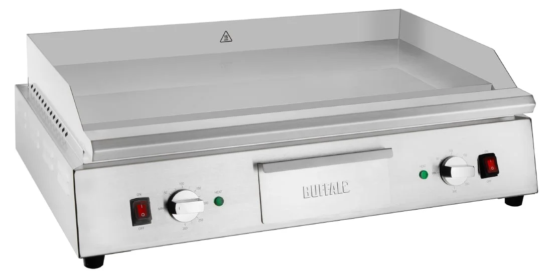 Buffalo Dual Zone Chrome Plated Griddle 790mm - Image 1