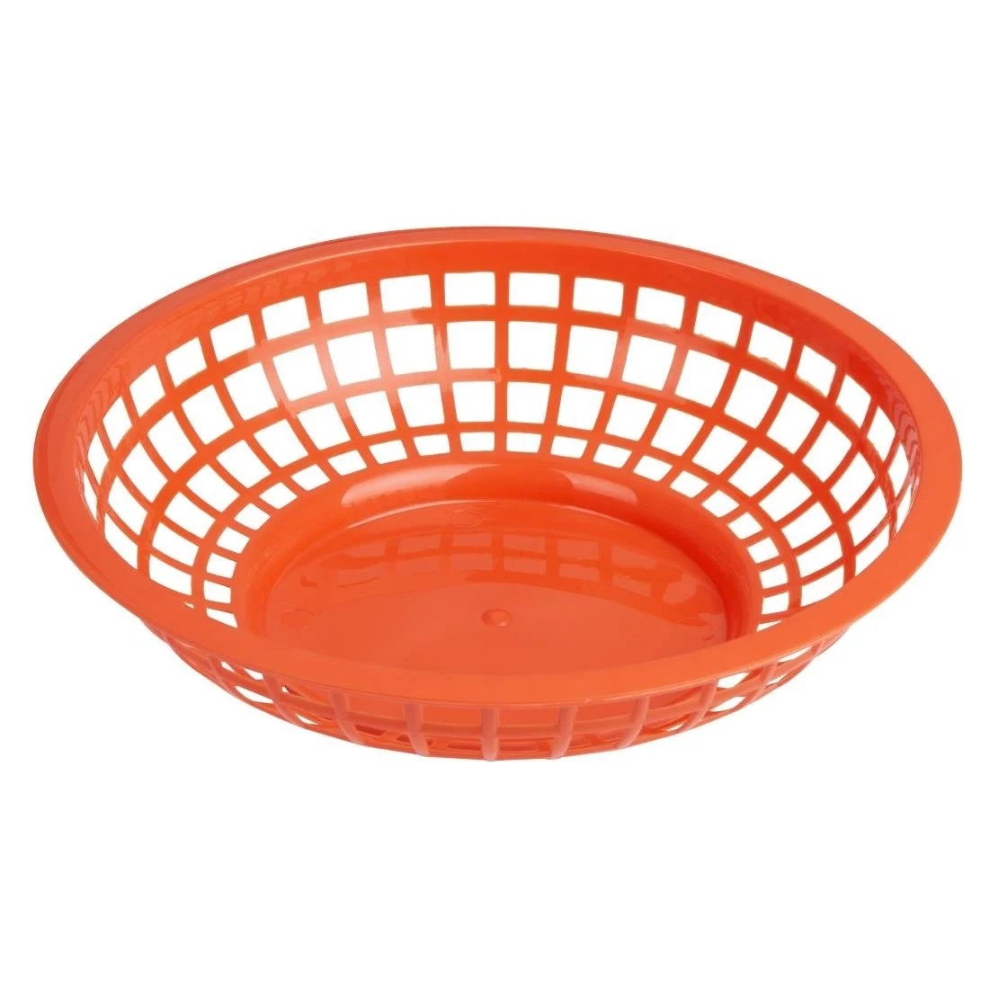 Olympia Kristallon PP Food Baskets Round Red 200x50mm (6 Pack) - Image 1