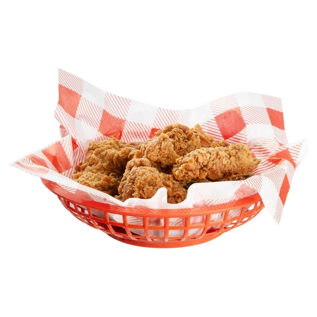 Olympia Kristallon PP Food Baskets Round Red 200x50mm (6 Pack) - Image 4