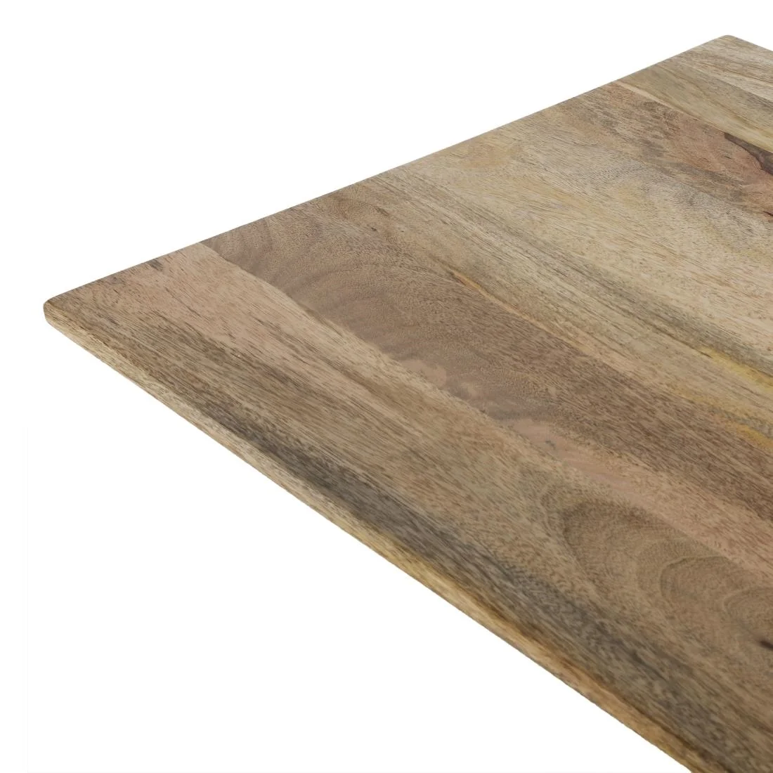 Bolero Loft Rectangle Dining Table with Wooden Top - Image 6