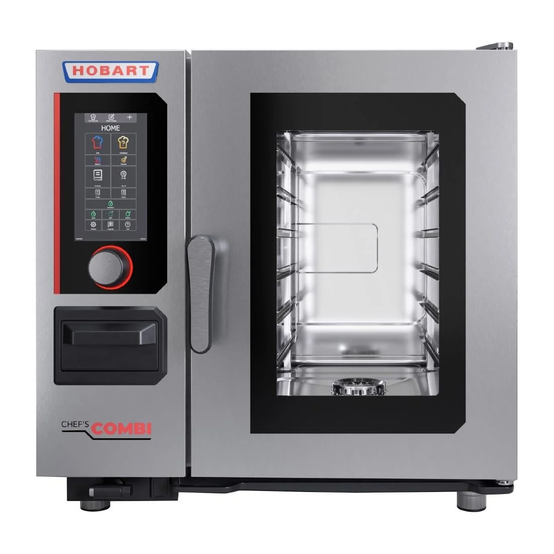 Hobart Chefs Combi Natural Gas Oven 6x1/1GN 15kW