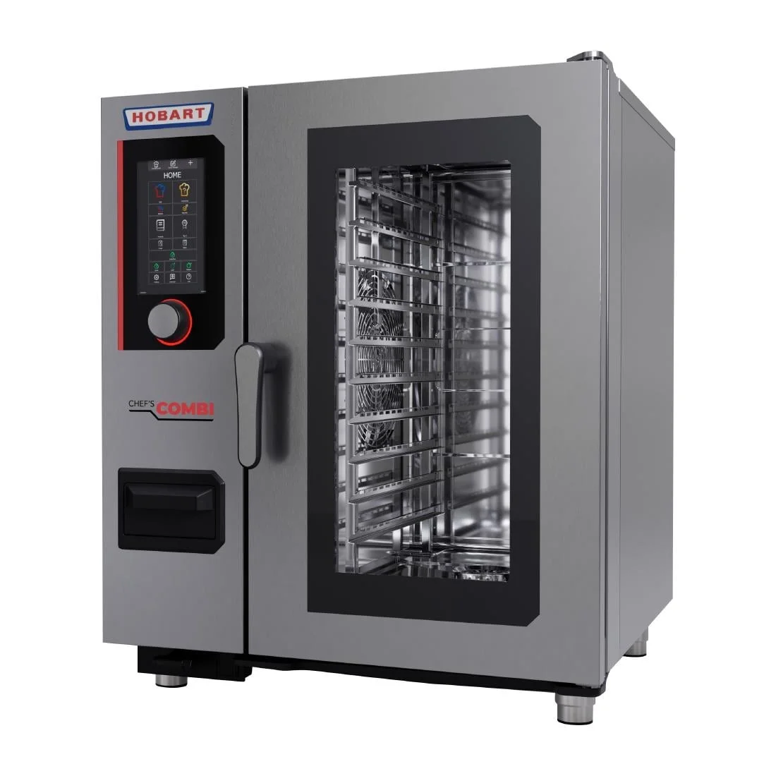 Hobart Chefs Combi Natural Gas Oven 10x1/1GN 25kW - Image 3