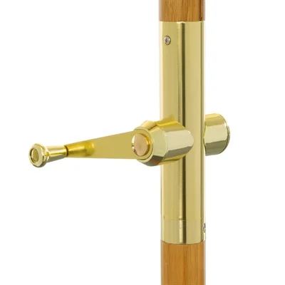 Bolero Sicily Round Parasol 2.5m Diameter Green Mix - Image 4