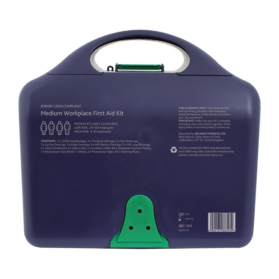 Reliance Medical Workplace BS8599-1 First Aid Kit with Aura3 Box Medium - Image 3