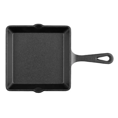 Olympia Cast Iron Square Pan 155x225mm - Image 3