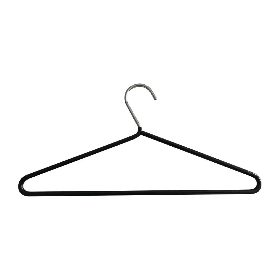 Commercial Hangers Heavy Duty Anti Slip Chrome Hangers (25 Pack)
