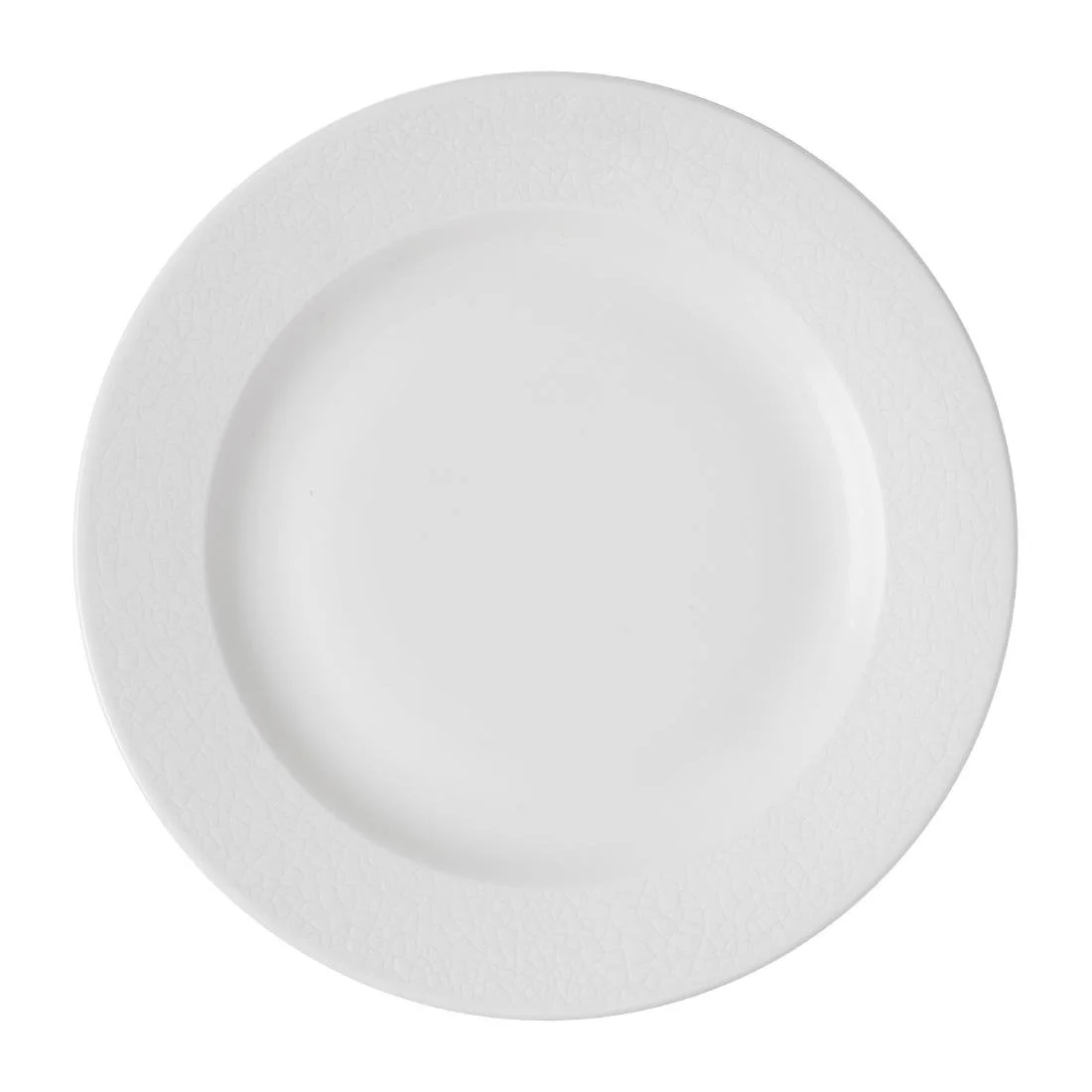 Churchill Viana Footed Plates 261mm White (12 Pack) - Image 1