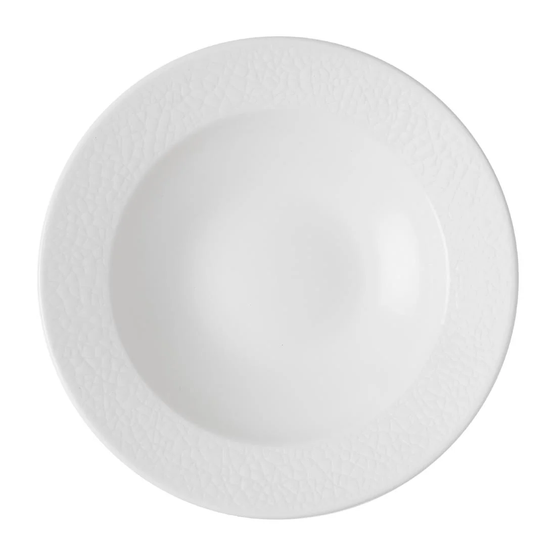 Churchill Viana Rimmed Bowls White 249ml (12 Pack)