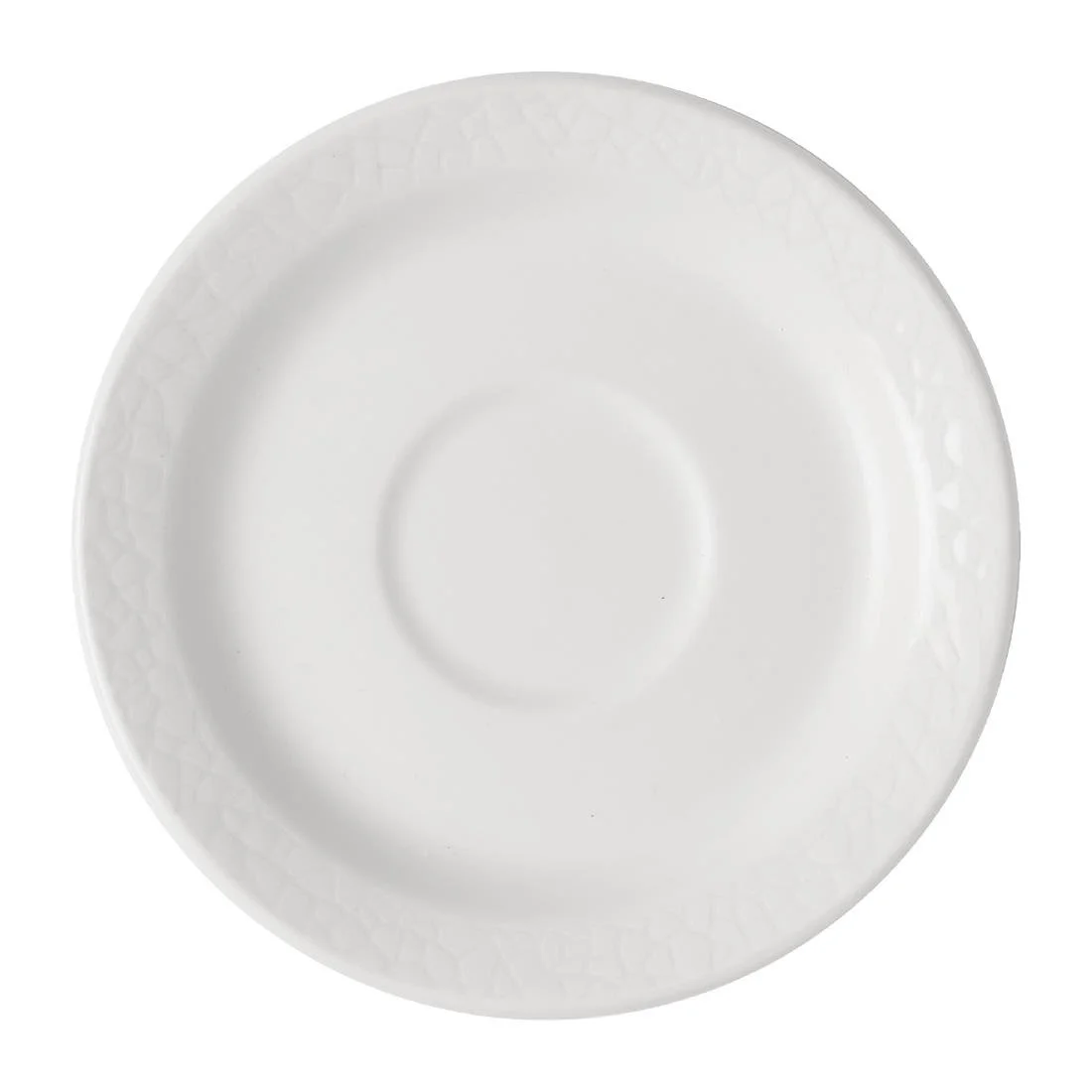 Churchill Viana Saucers White 150mm (12 Pack) - Image 1