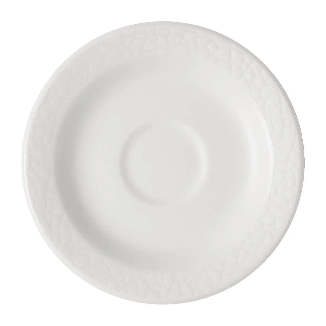 Churchill Viana Saucers White 128mm (12 Pack) - Image 1