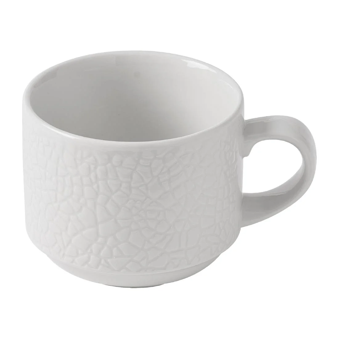 Churchill Viana Stacking Cups White 220ml (12 Pack)