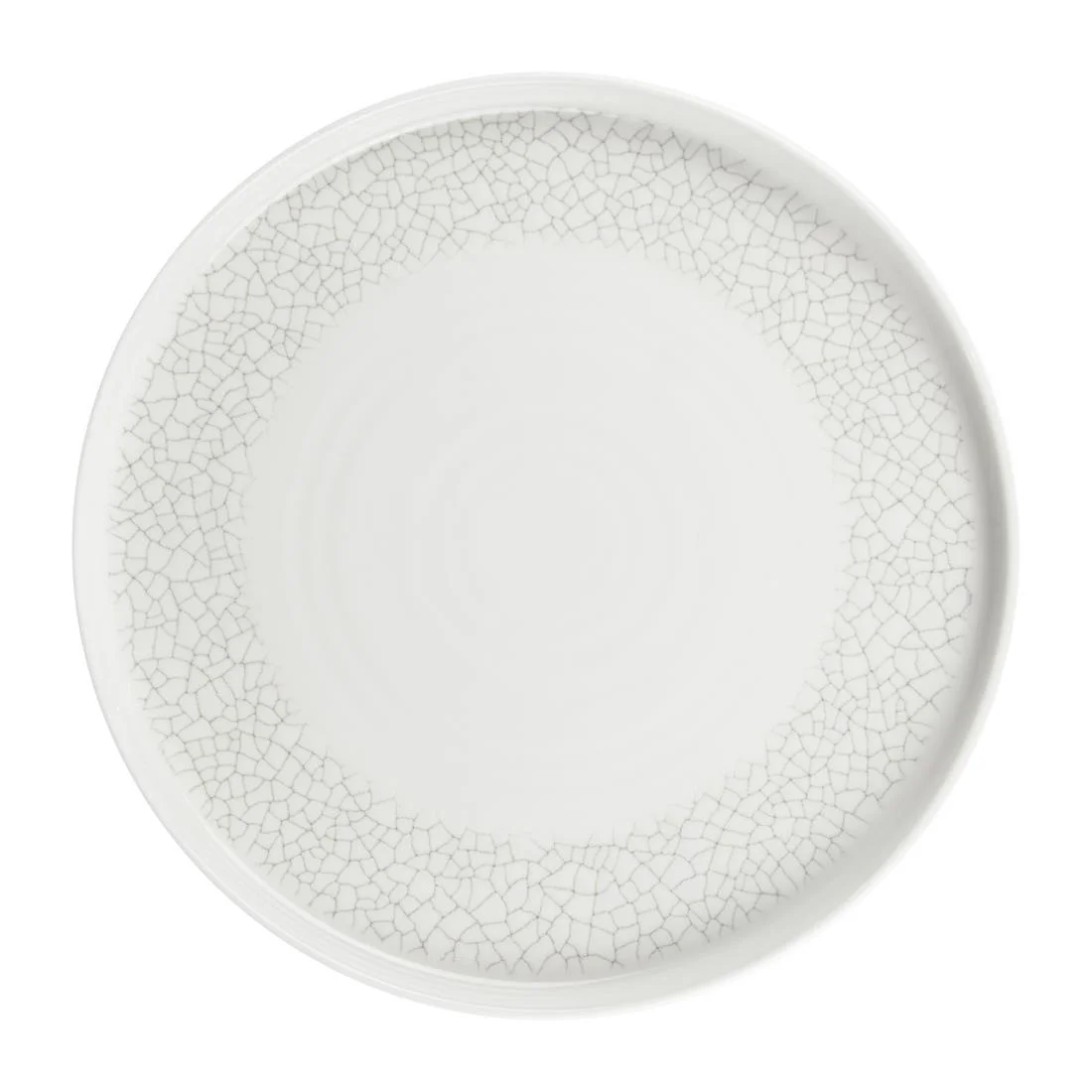 Churchill Viana Walled Plates Charcoal Grey 260mm (6 Pack)