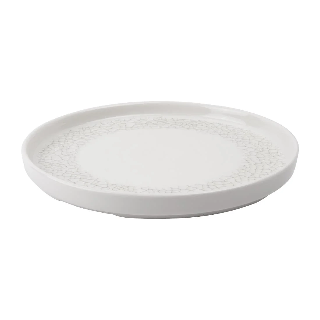 Churchill Viana Walled Plates Charcoal Grey 210mm (6 Pack) - Image 2
