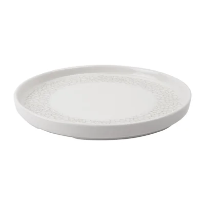 Churchill Viana Walled Plates Charcoal Grey 210mm (6 Pack) - Image 1