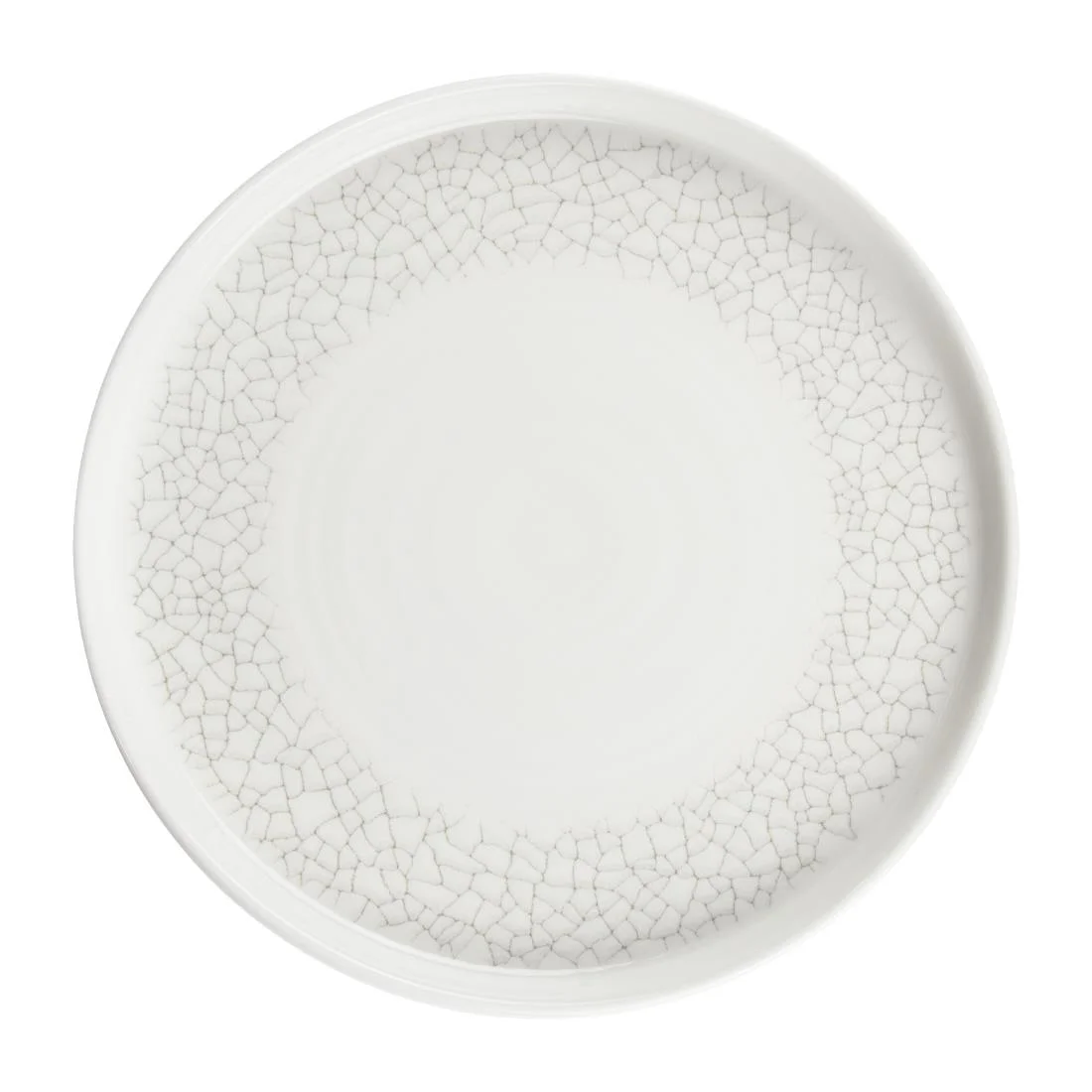 Churchill Viana Walled Plates Charcoal Grey 210mm (6 Pack)