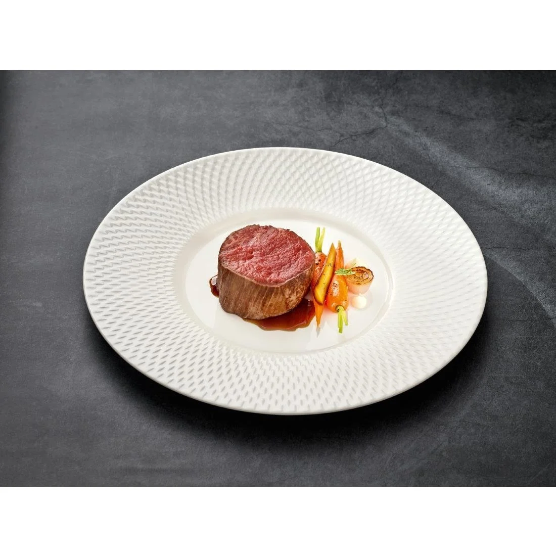 Bauscher Purity Reflections Coupe Plates 240mm (6 Pack) - Image 2