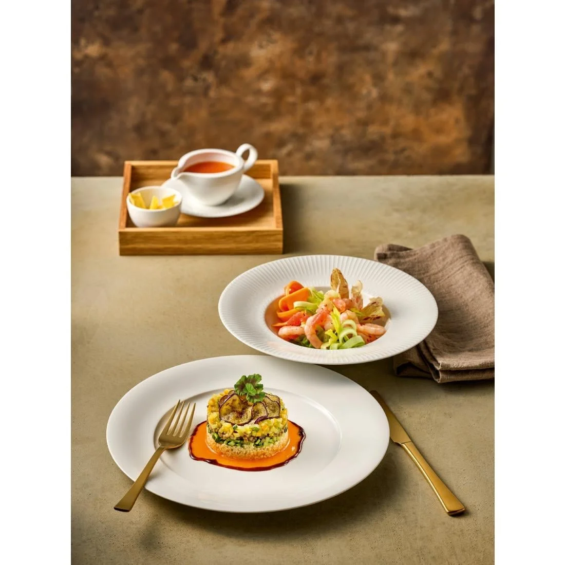 Schönwald Vibes Rimmed Combi Saucers 160mm (12 Pack) - Image 3