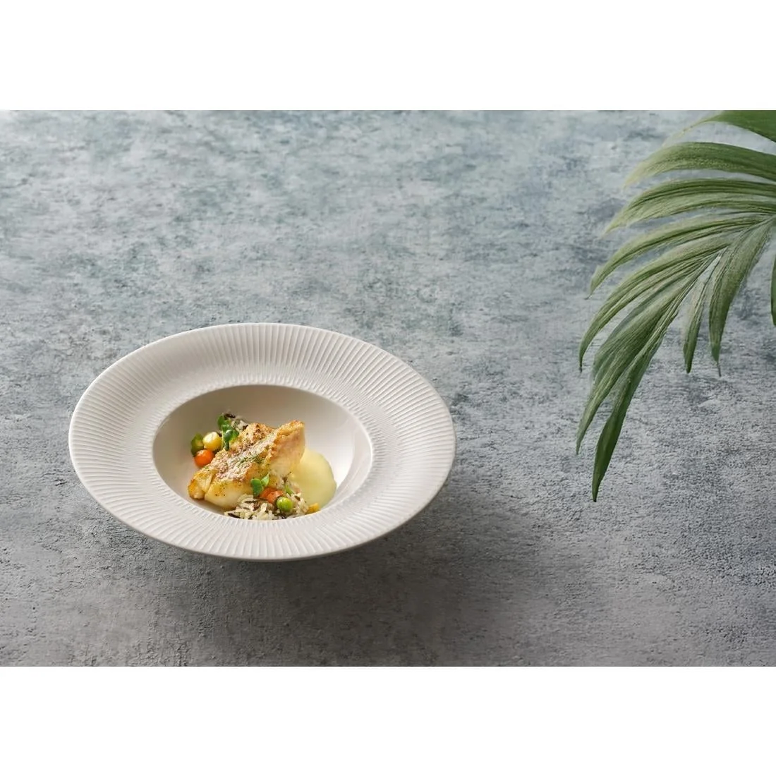 Schönwald Vibes Rimmed Combi Saucers 160mm (12 Pack) - Image 2