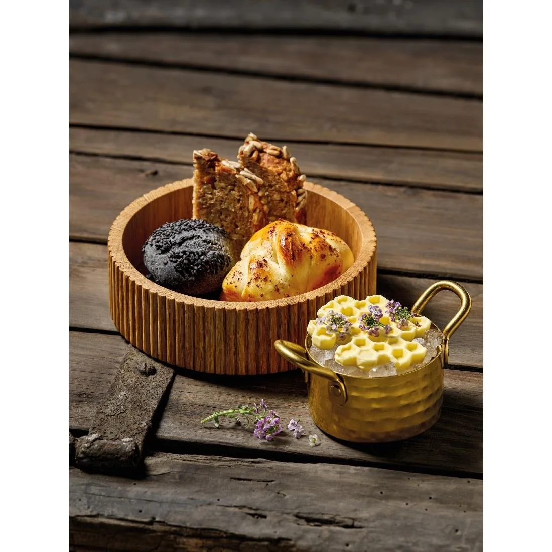 Playground Cesto Round Lid/Plate Marble 160mm - Image 5