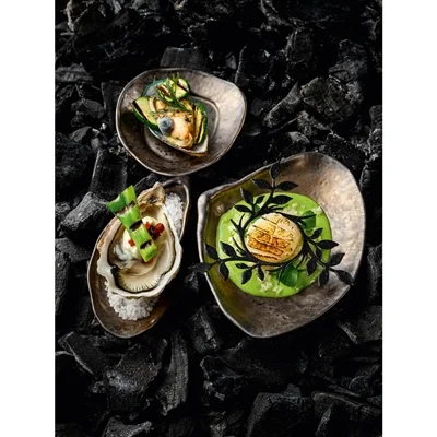 Playground Shells Dishes Metallic Bronze 110mm (6 Pack) - Image 3