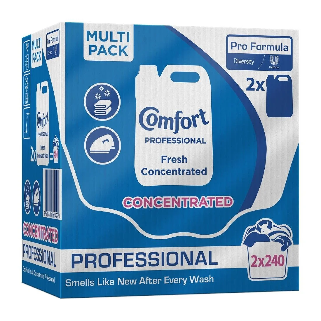 Comfort Pro-Formula Concentrated Fabric Softener Fresh 4.8Ltr (2 Pack) - Image 2