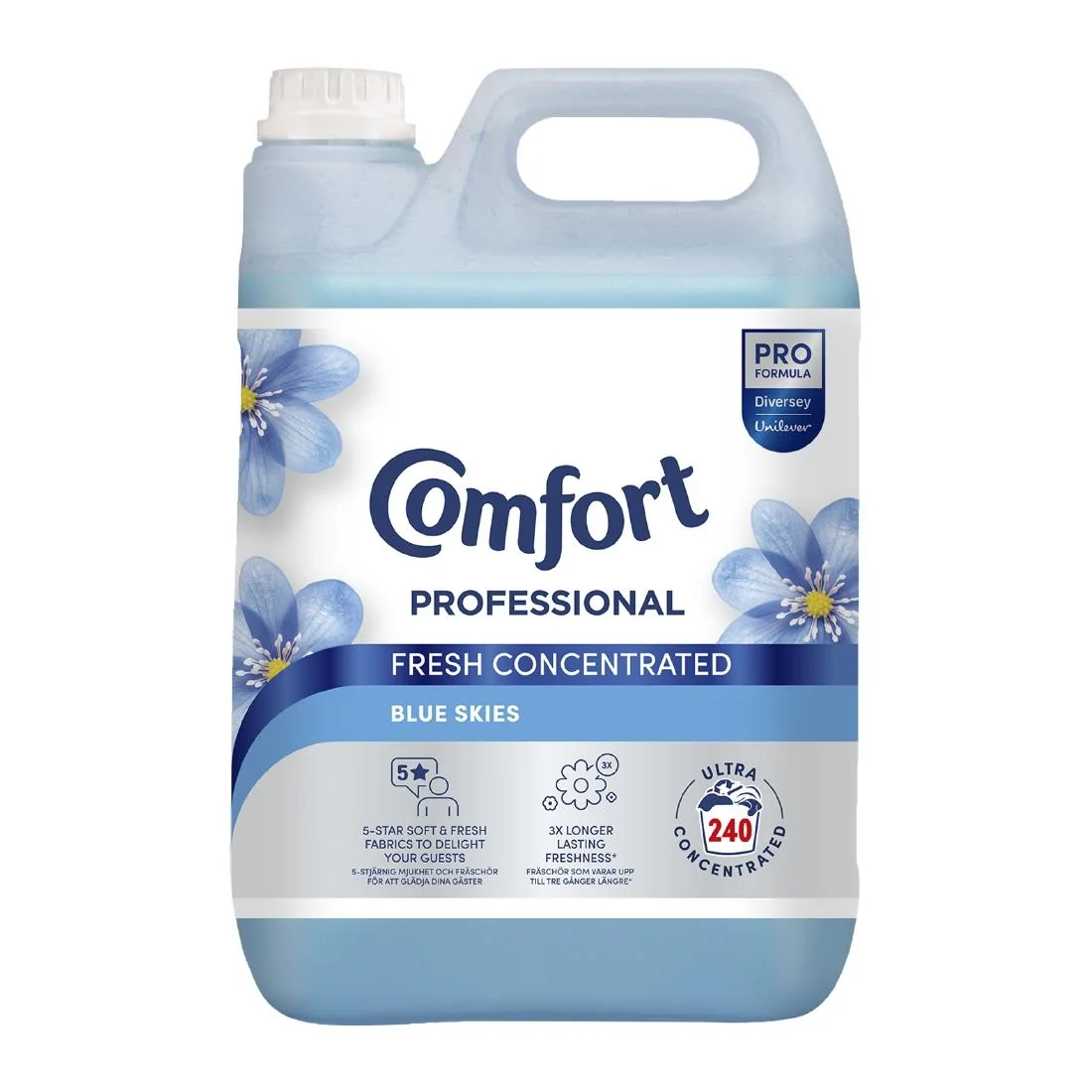 Comfort Pro-Formula Concentrated Fabric Softener Fresh 4.8Ltr (2 Pack)