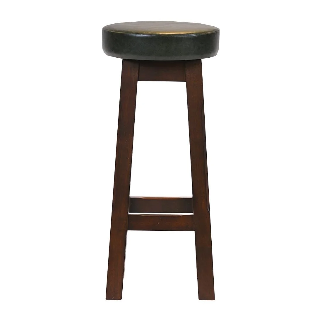Everyday Wessex Dark Walnut High Stool with Bison Cedar Seat (2 Pack) - Image 1