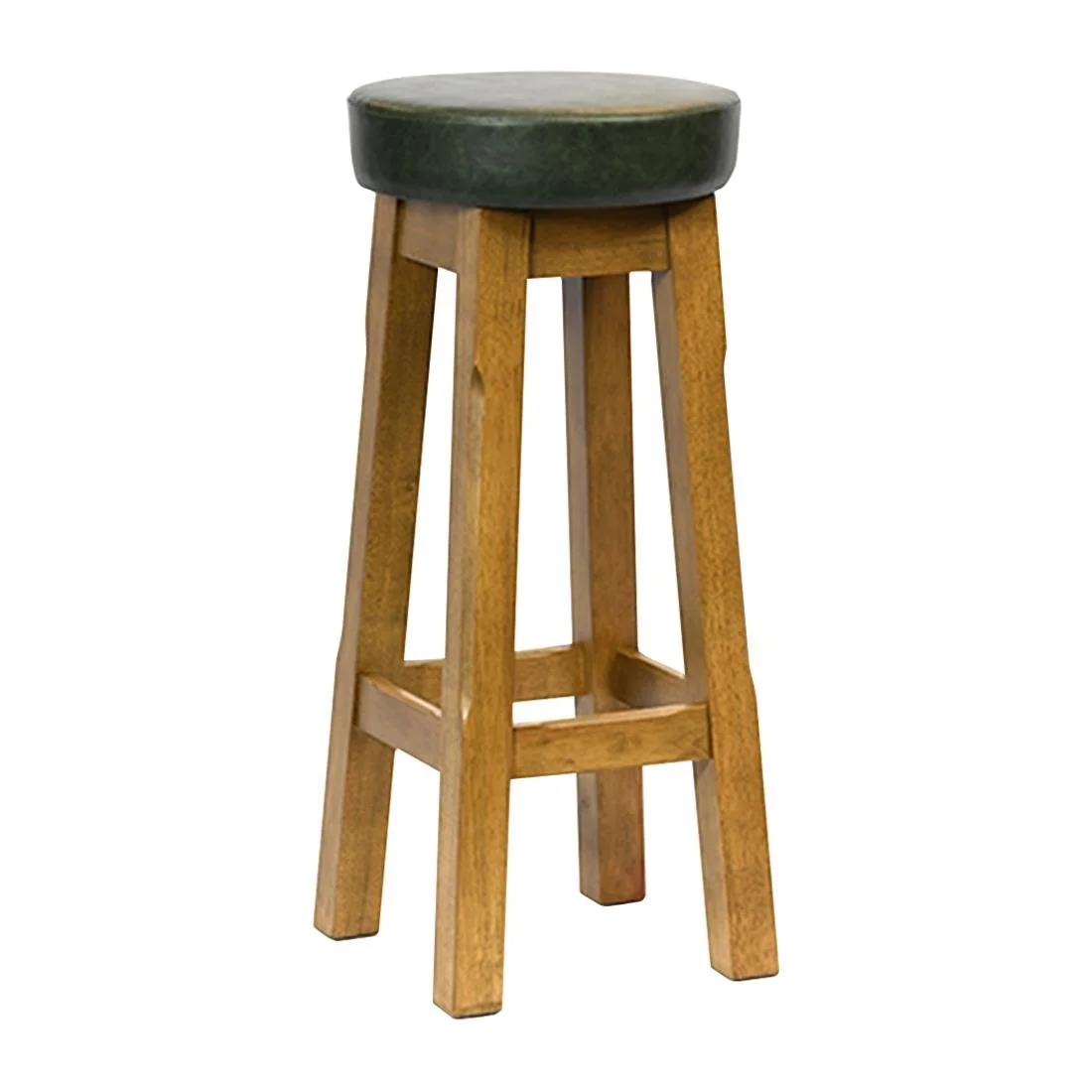 Everyday Wessex Weathered Oak High Stool with Bison Cedar Seat (2 Pack) - Image 2