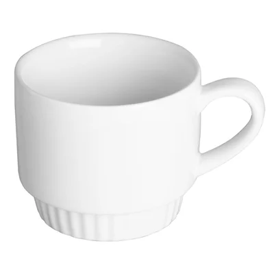 Olympia Café Stacking Mugs White 340ml (6 Pack) - Image 2