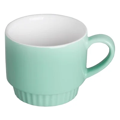 Olympia Café Stacking Mugs Aqua 340ml (6 Pack) - Image 2