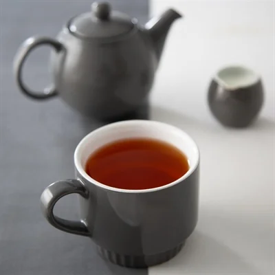 Olympia Café Stacking Mugs Charcoal 340ml (6 Pack) - Image 7