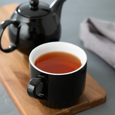 Olympia Café Stacking Mugs Black 340ml (6 Pack) - Image 6