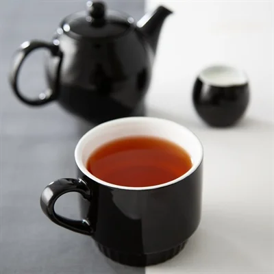 Olympia Café Stacking Mugs Black 340ml (6 Pack) - Image 7