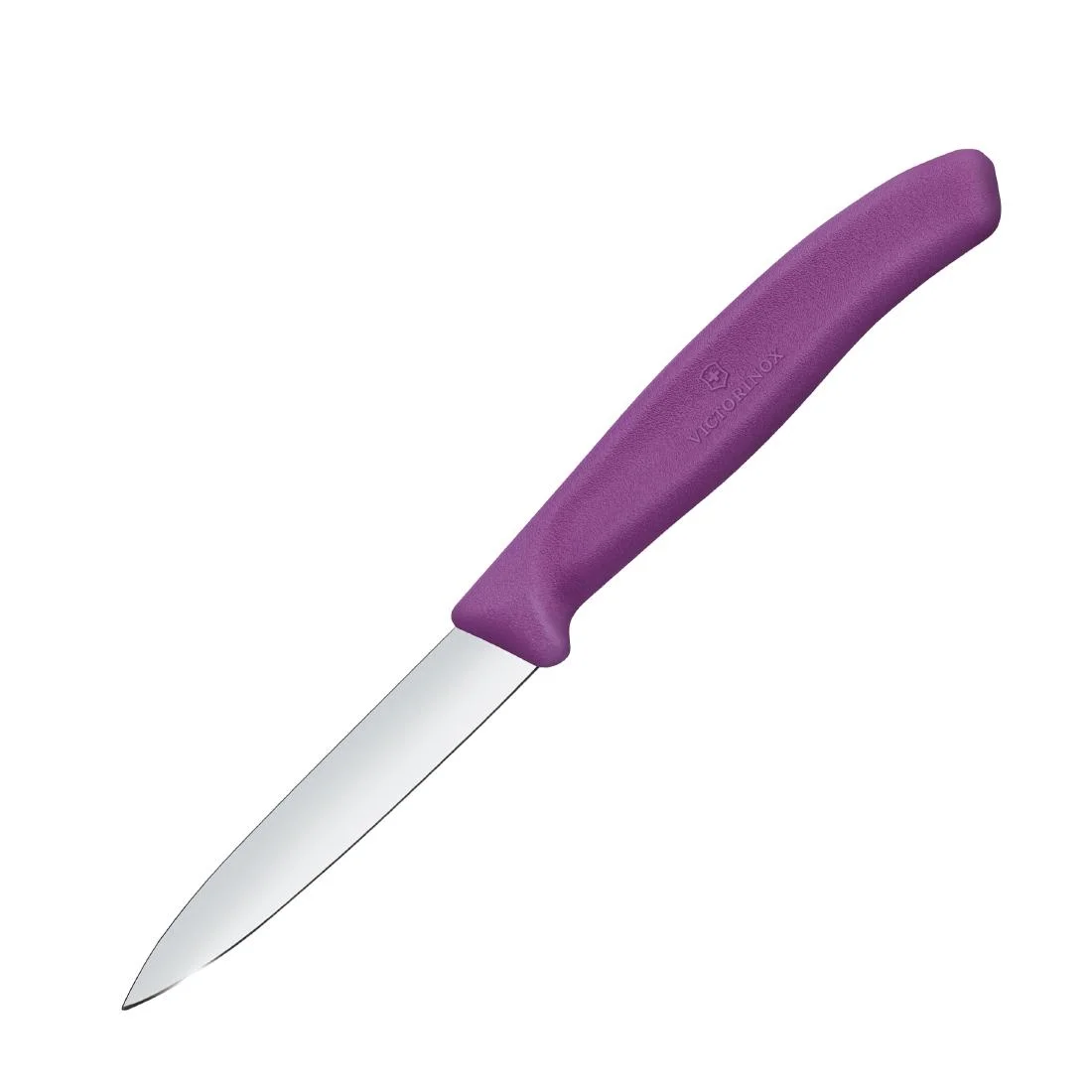 Victorinox Swiss Classic Paring Knife Straight Pointed Purple 19cm ( 2 Pack)