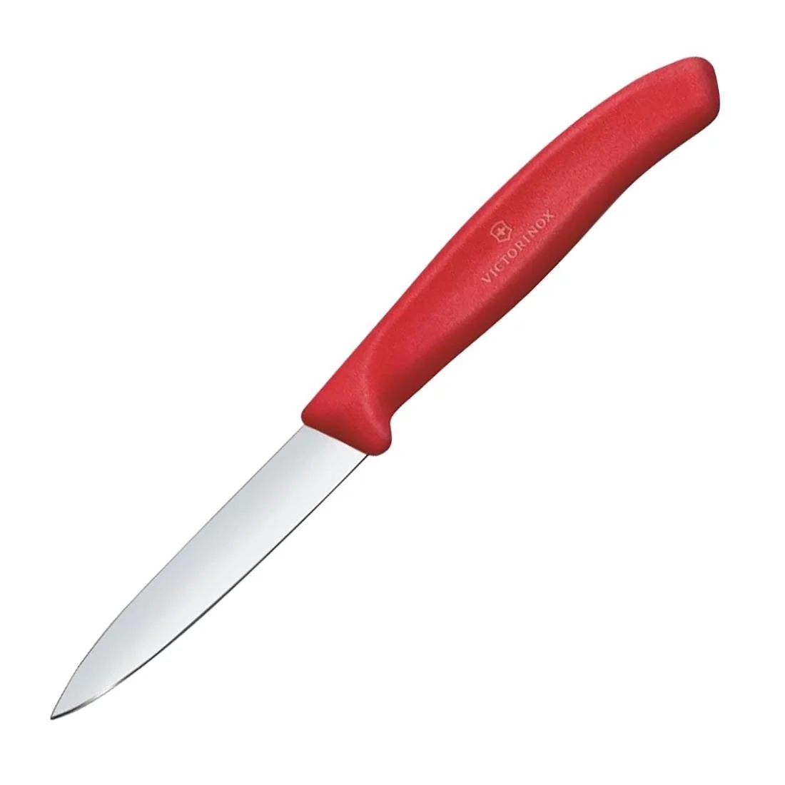 Victorinox Swiss Classic Paring Knife Straight Pointed Tip Red 19cm - Image 1