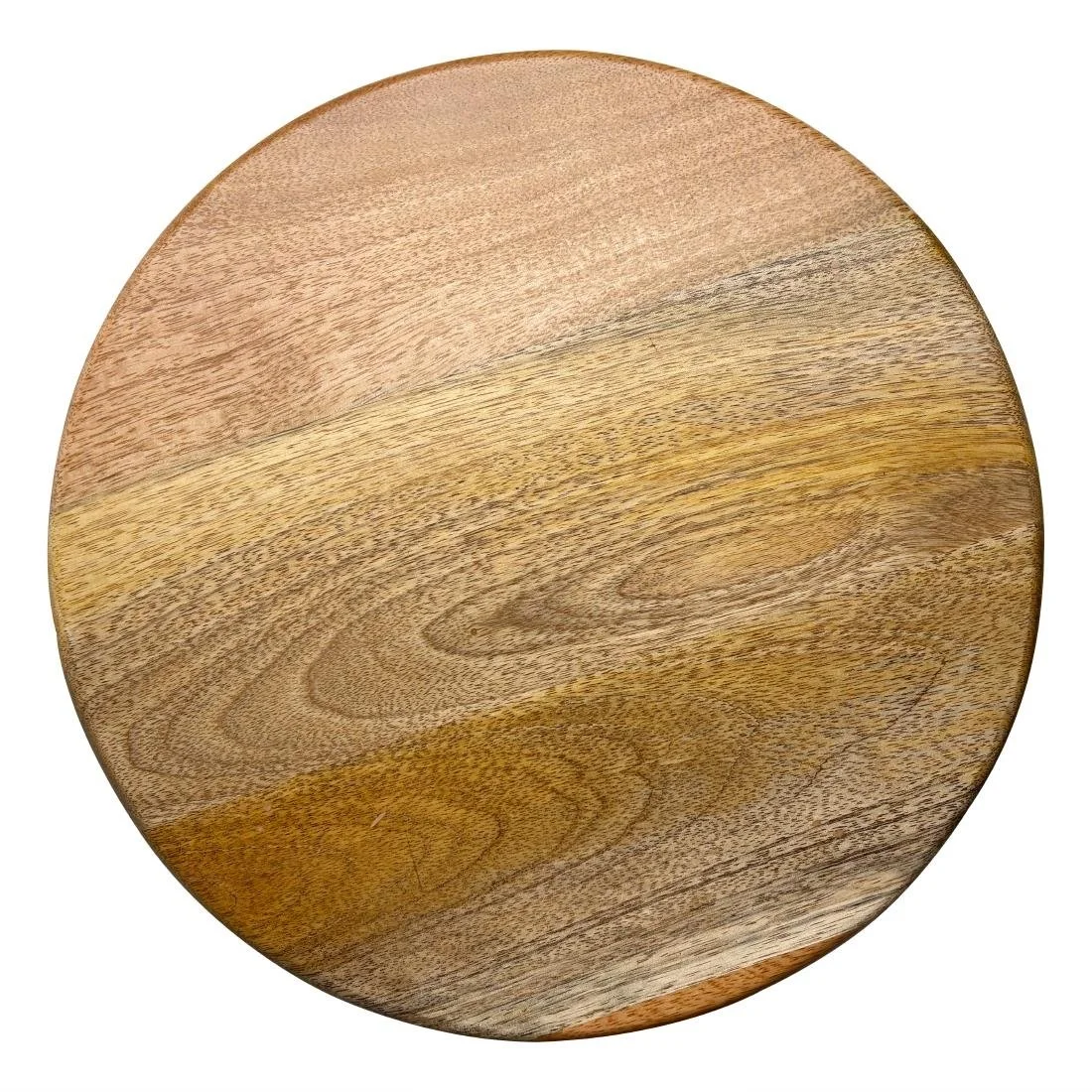 Olympia Mango Wood Round Display Stand with Legs 300x40mm - Image 1