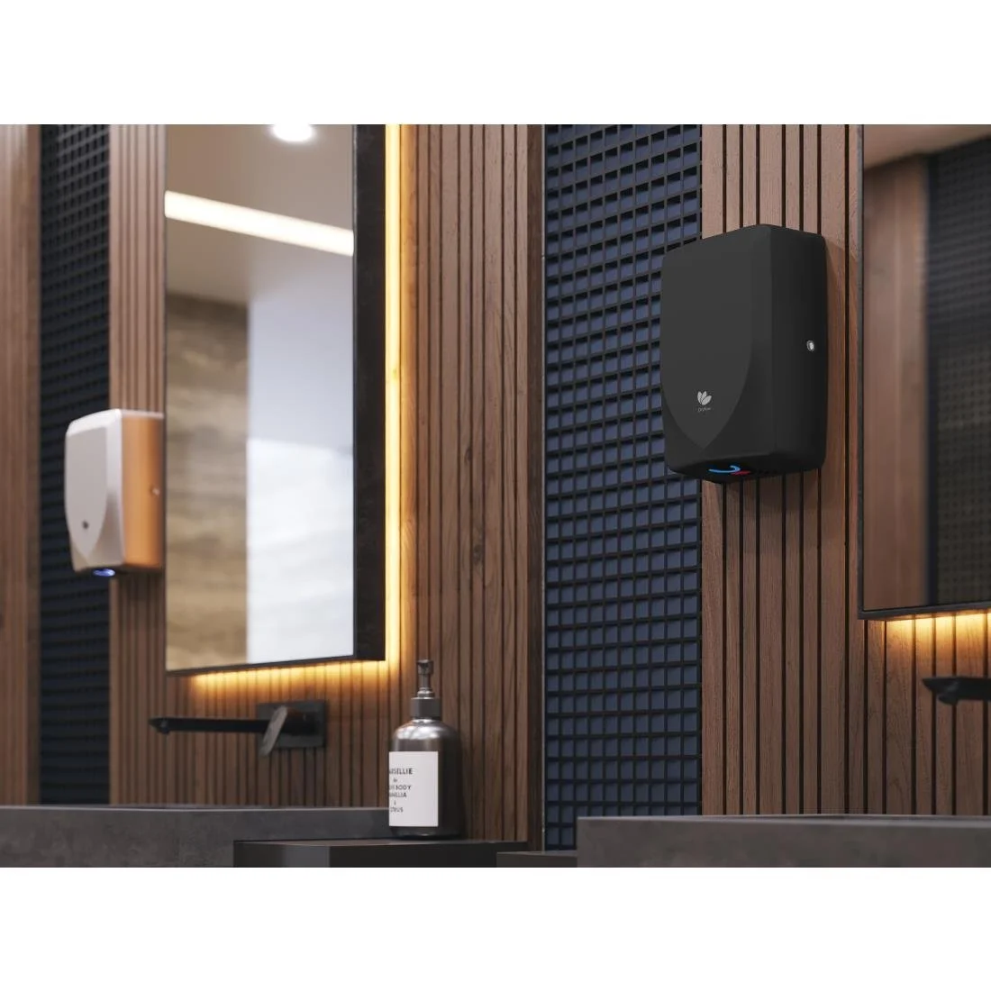 Dryflow Slimforce Hand Dryer Black DFLIF04 - Image 5